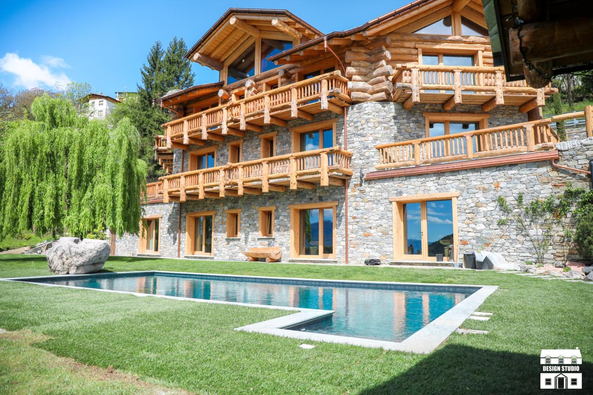 Chalet Antico Legno By Design Studio Sueglio 外观 照片