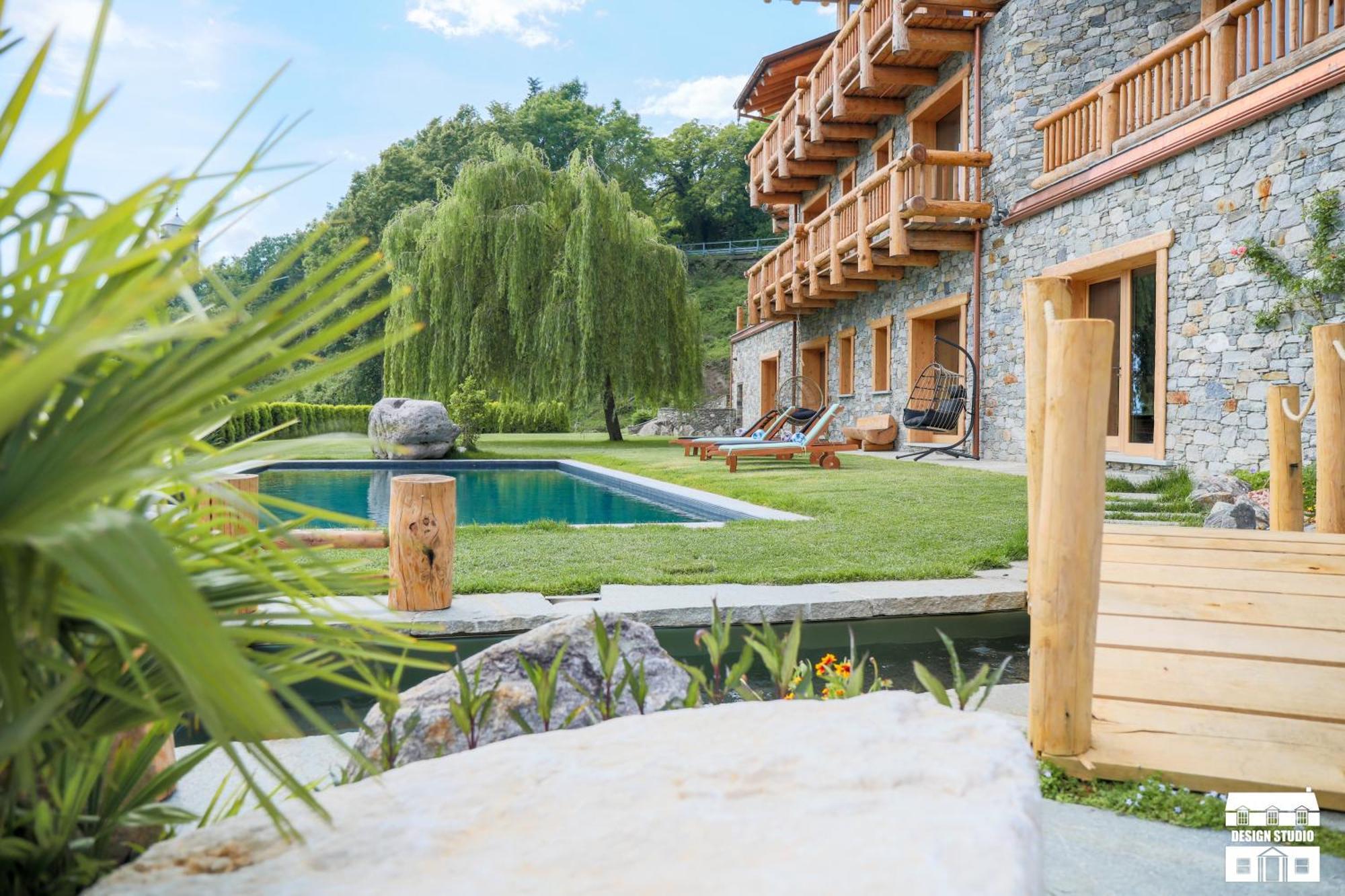Chalet Antico Legno By Design Studio Sueglio 外观 照片