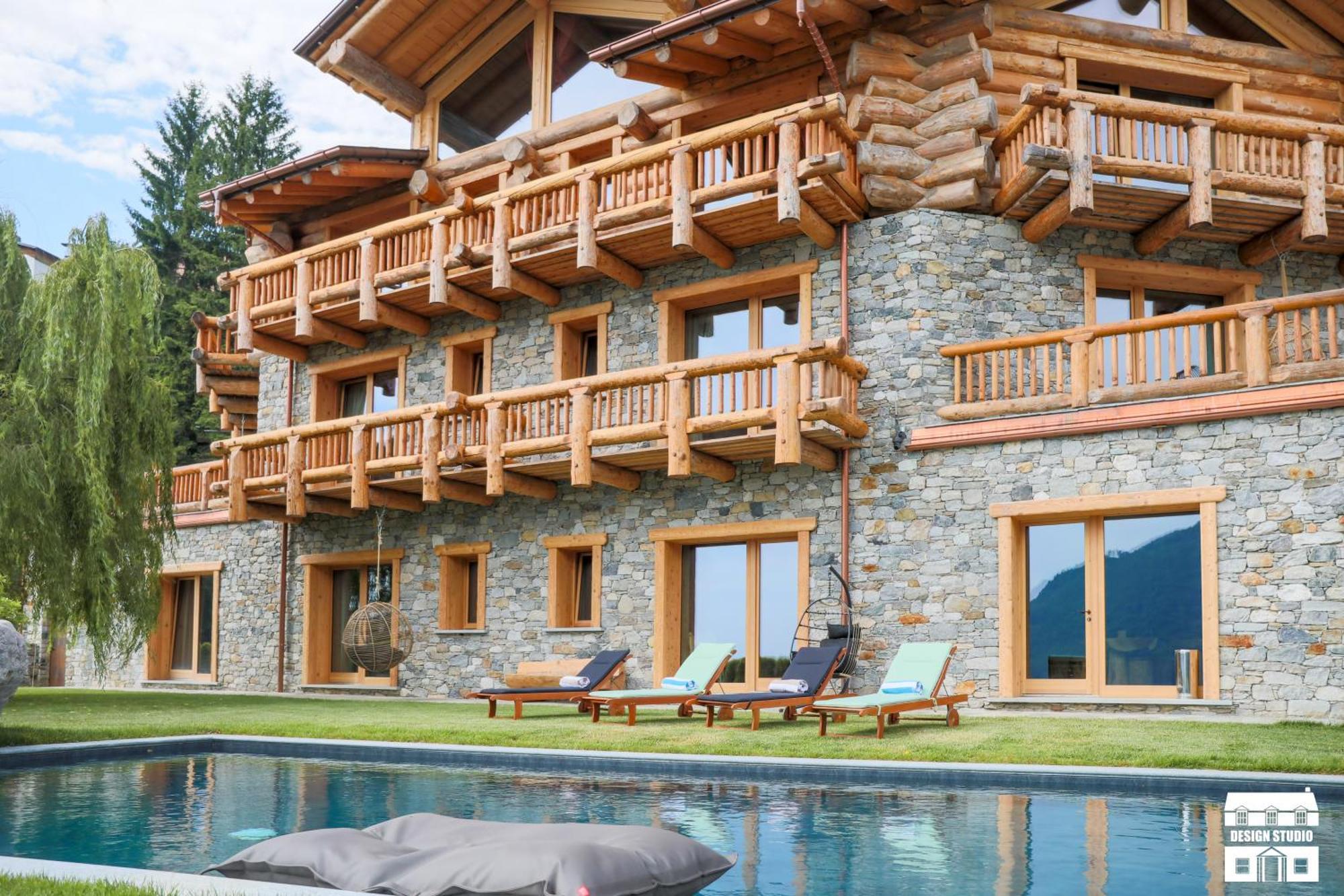 Chalet Antico Legno By Design Studio Sueglio 外观 照片